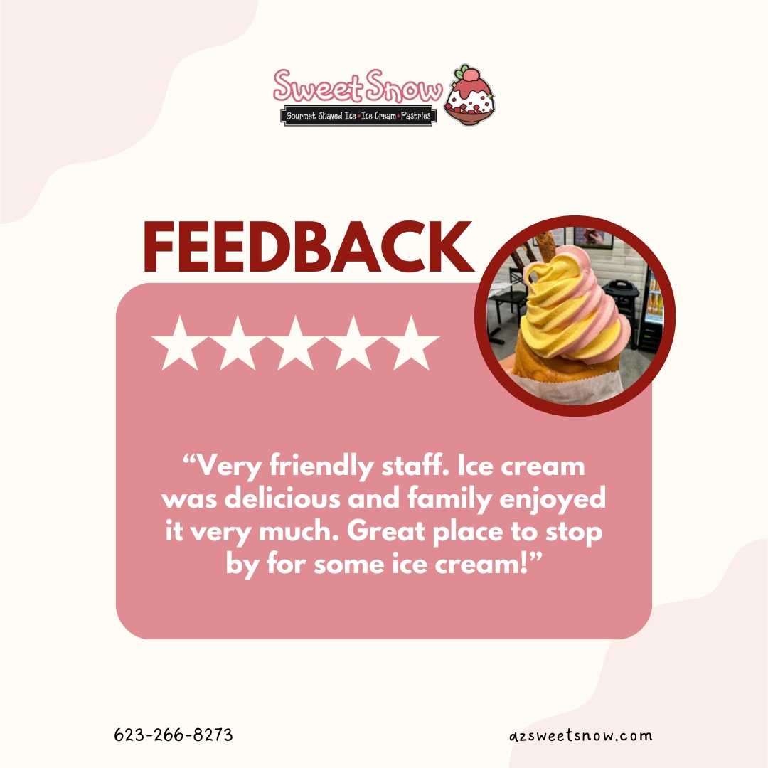 azsweetsnow's tweet photo. 🌟 Thank You for the Sweet Words! 🍦💕

Order now and make your sweet dreams come true! 🍨✨
See the link in our bio! 🌐

#SweetSnow #FishCones #RefreshingTreats #IceCreamLovers #IceCream #CreamyDelights #DessertLovers #SweetTooth https://t.co/HZ86zntxOC