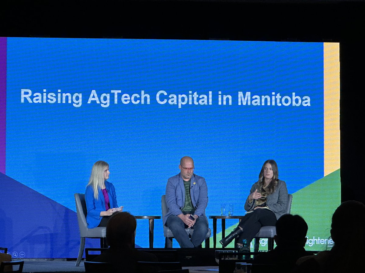 LemoineJosee's tweet photo. Great to see AgTech Capital in MB!! @StartupTNT #tallgrassventures #AgEnlightened2023 
@Backswath https://t.co/5nO9UVbphY