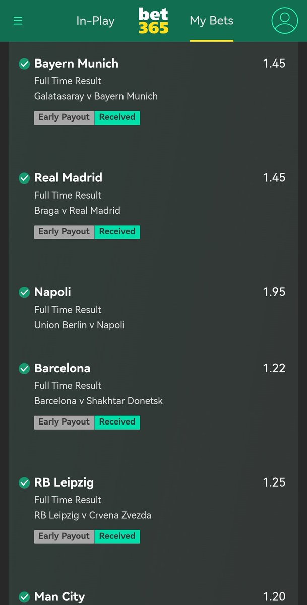 Dead_Kenny's tweet photo. #ChampionsLeague #EuropaLeague #EuropaConferenceLeague #bets
Kaboomboom 💥⚽💸
2/2 tonight
@Footy_Tipsters @godofgambling @freakbets https://t.co/ZPmu9ckFI2