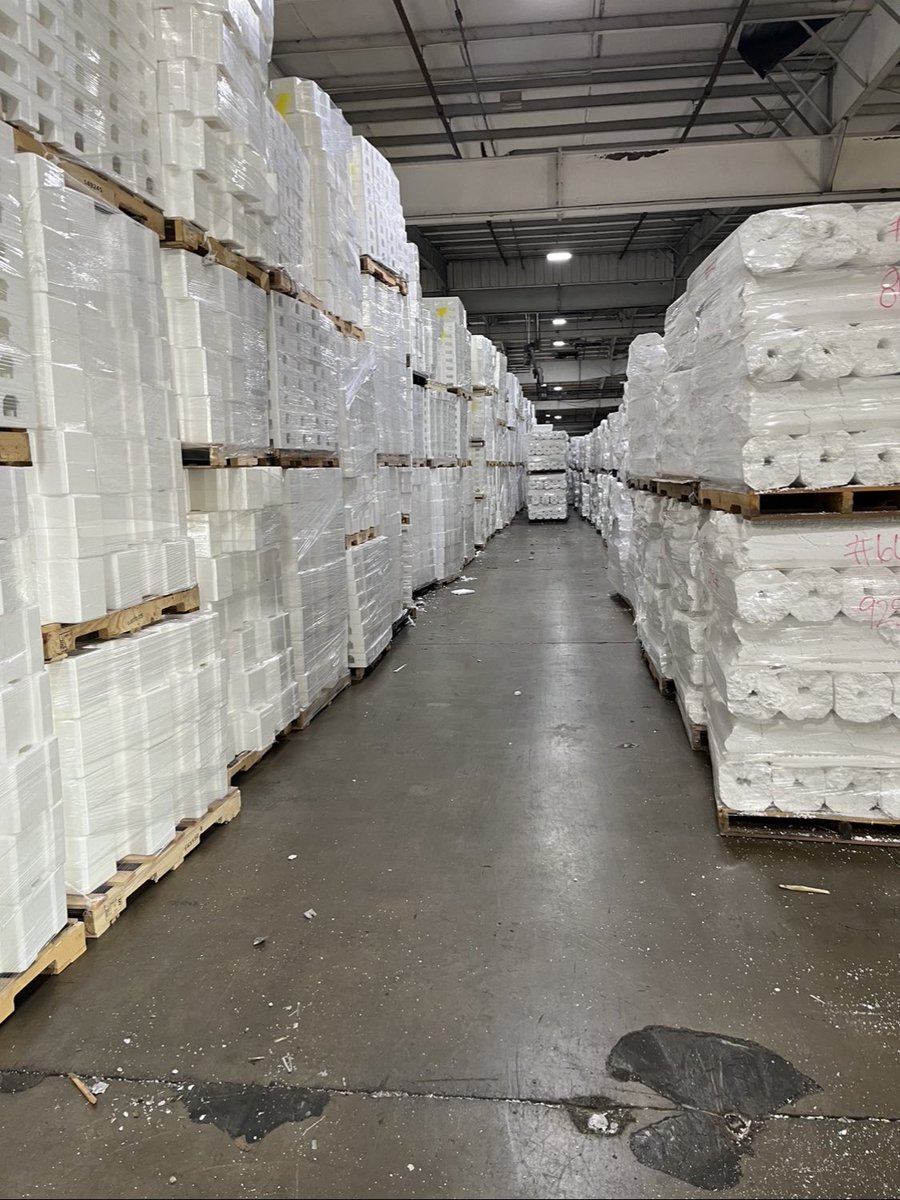 EcoDevelopment3's tweet image. Eco Development is recycling 15 million tons of EPS each month. #EPS #expanded #polystyrene #eco #recycling