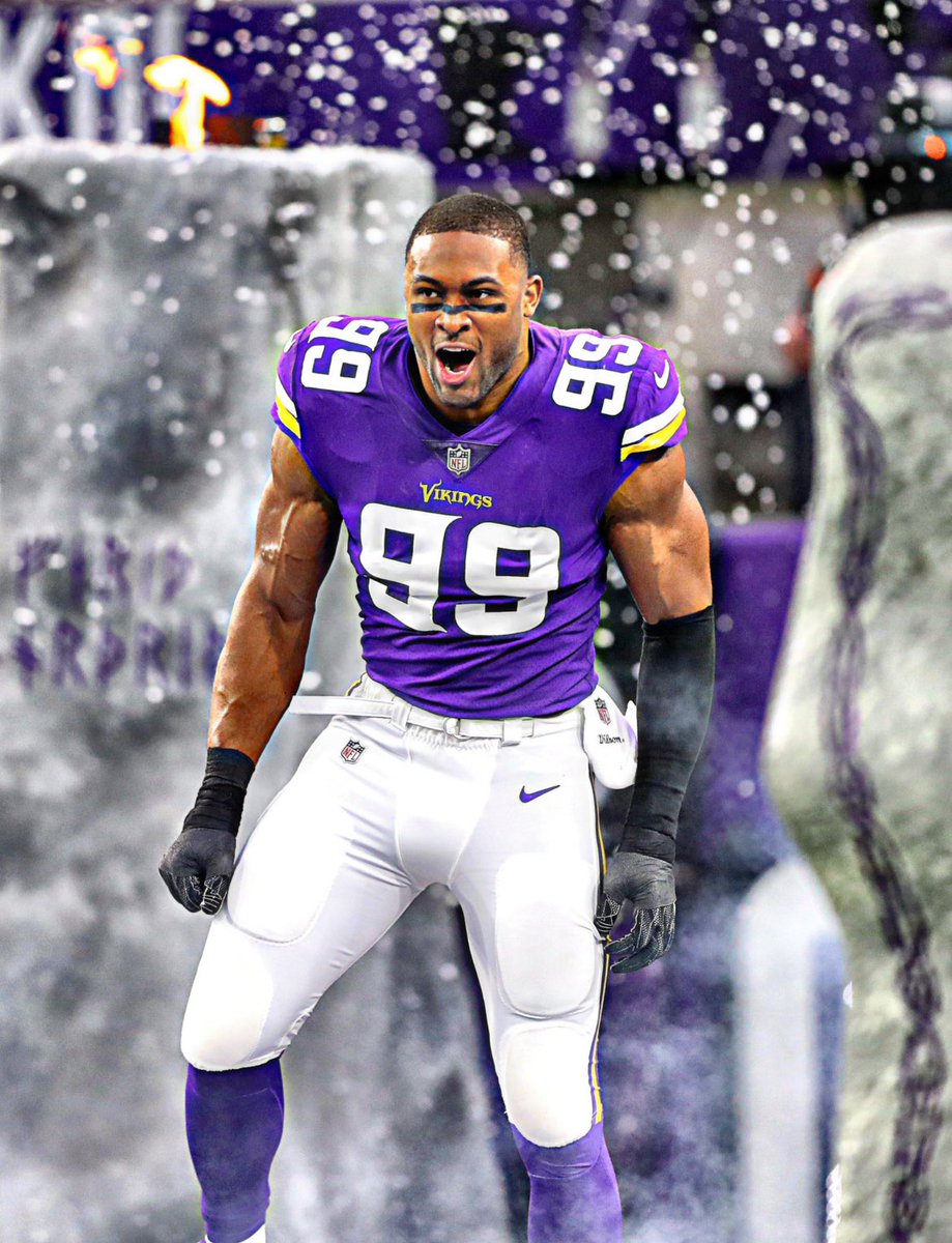 Danielle Hunter deserves more credit than he gets. Currently leading the NFL in Sacks. Currently leading the NFL in TFLs. Averaging 10 sacks a year since he came into the league. A consistent, solid player who is having a hell of a year.