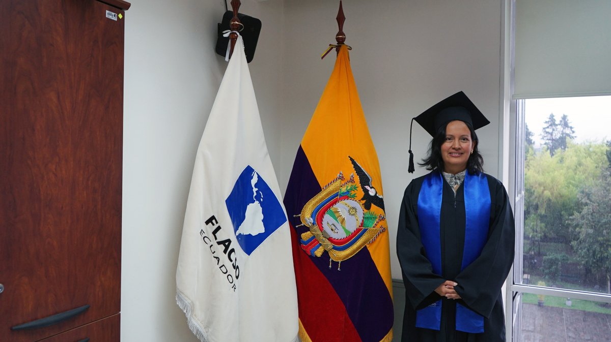 FLACSOec's tweet image. 👩‍🎓Felicitamos a Myriam Vanessa Pinto Valencia, nueva graduada del programa de Doctorado en Políticas Públicas.

Más información: bit.ly/3shfRkO