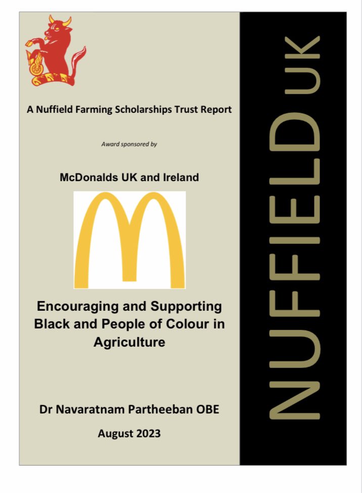 Navaratnam Partheeban🐄🐂🐑 (@navaratnampart1) on Twitter photo Delighted to share my <a href="/NuffieldFarming/">Nuffield Farming</a> report which is now available to read at rb.gy/lggk7. Diversity , Equity and Inclusion is key to growing a sector which is for all. Thanks to <a href="/McDonaldsUKNews/">McDonald's UK News</a> for sponsoring me and to all who supported me. #BlackHistoryMonth Delighted to share my <a href="/NuffieldFarming/">Nuffield Farming</a> report which is now available to read at rb.gy/lggk7. Diversity , Equity and Inclusion is key to growing a sector which is for all. Thanks to <a href="/McDonaldsUKNews/">McDonald's UK News</a> for sponsoring me and to all who supported me. #BlackHistoryMonth