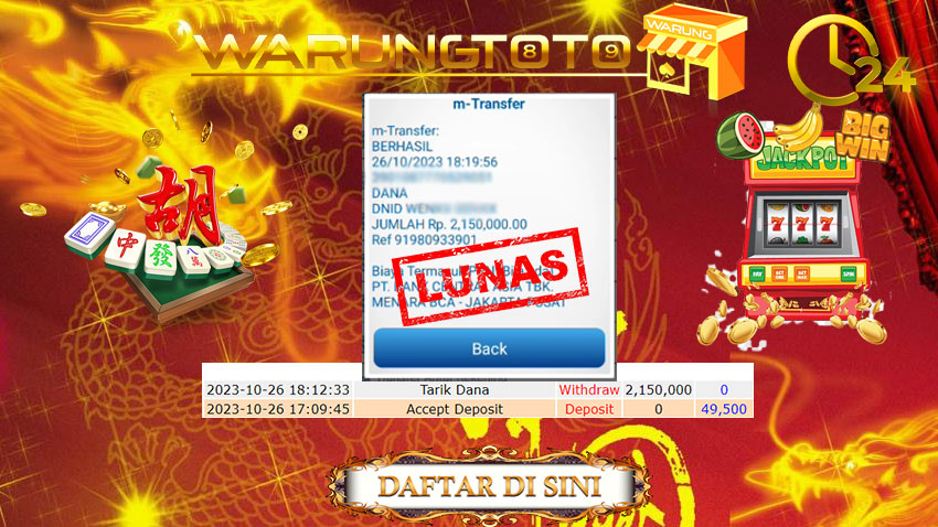 MasterWarto's tweet photo. MENANG BERAPAPUN PASI KITA BAYAR YA BOSSKU
DOWNLOAD APLIKASI WARUNGTOTO DAN DAPAT KAN GRATIS SALDO 10.000
LINK DOWNLOAD APK : https://t.co/l30T5ATXUD

#warungtotoofficial #situsgacor #rtpgacor #slotonline
#malamjumat #SalmaSalsabil #Tidur #Adian #13bomdijakarta #gibran #israel https://t.co/bUzwWFFKJ2