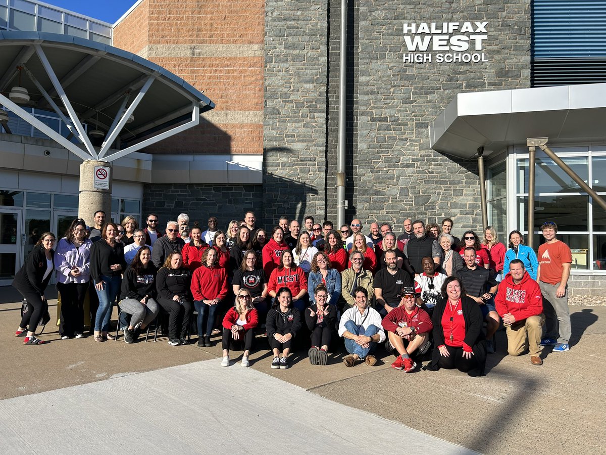 Some of our awesome staff showing their school spirit on our 65th Birthday Bash Day!  <a href="/HRCE_NS/">Halifax Regional Centre for Education</a>