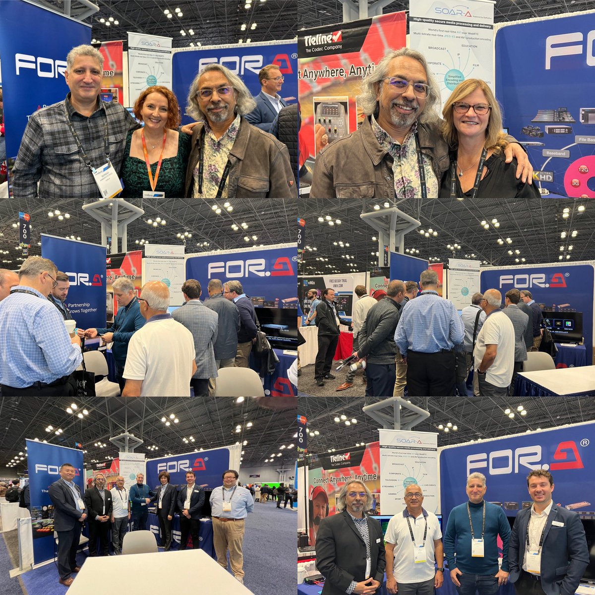 That’s a wrap on @NABShow in New York! 

Thank you to all those who came and saw us on the @foracorporation booth. 

Next stop #Australia and @philsandberg #ContentLiVE 

#NABShowNY #IP #transcoder #productionmonitoring  #SOARA #AV1 #JPEGXS #lowlatency #WebRTC