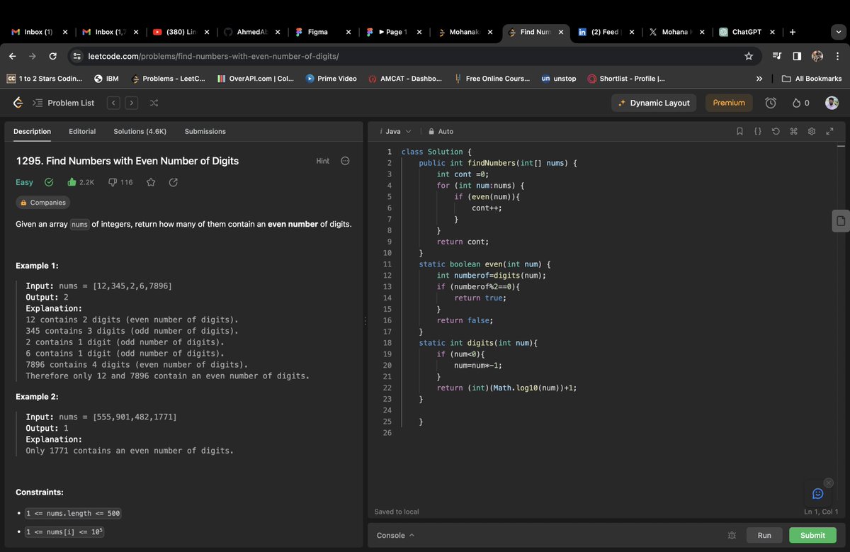 Mohanak26820703's tweet image. Hey all! Just wrapped up Kunal Kushwaha's YouTube video on the linear search algorithm. Also, cracked a few easy LeetCode problems with it. Thanks, @kunalstwt , for the awesome content!
#codewithkunal #Coding #Algorithm #Learning