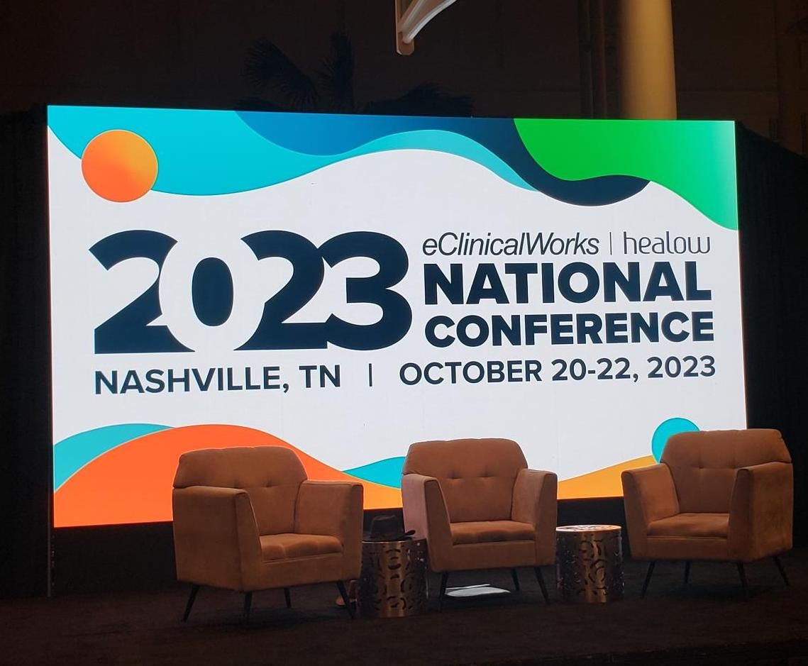 pivotpc's tweet image. That&apos;s a wrap on this year&apos;s eClinicalWorks conference! From training sessions to breakout rooms, team members Jackie Simik and Kelly Mather had plenty of takeaways to bring back to Pivot Point. Until next year!

#Nashville | #conference | #healthcare