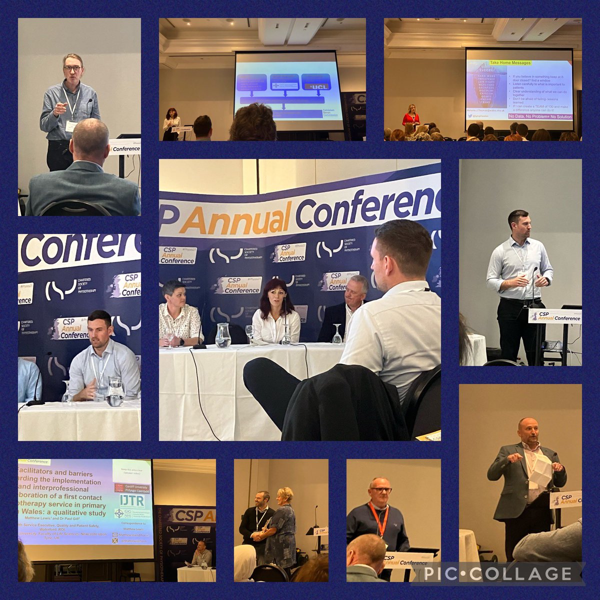 Great day <a href="/thecsp/">Chartered Society of Physiotherapy (CSP)</a> #physio2023 conference in Cardiff today! Fantastic to see both past and current colleagues from @ABUHBPT present, and win poster awards. Some inspiring work!