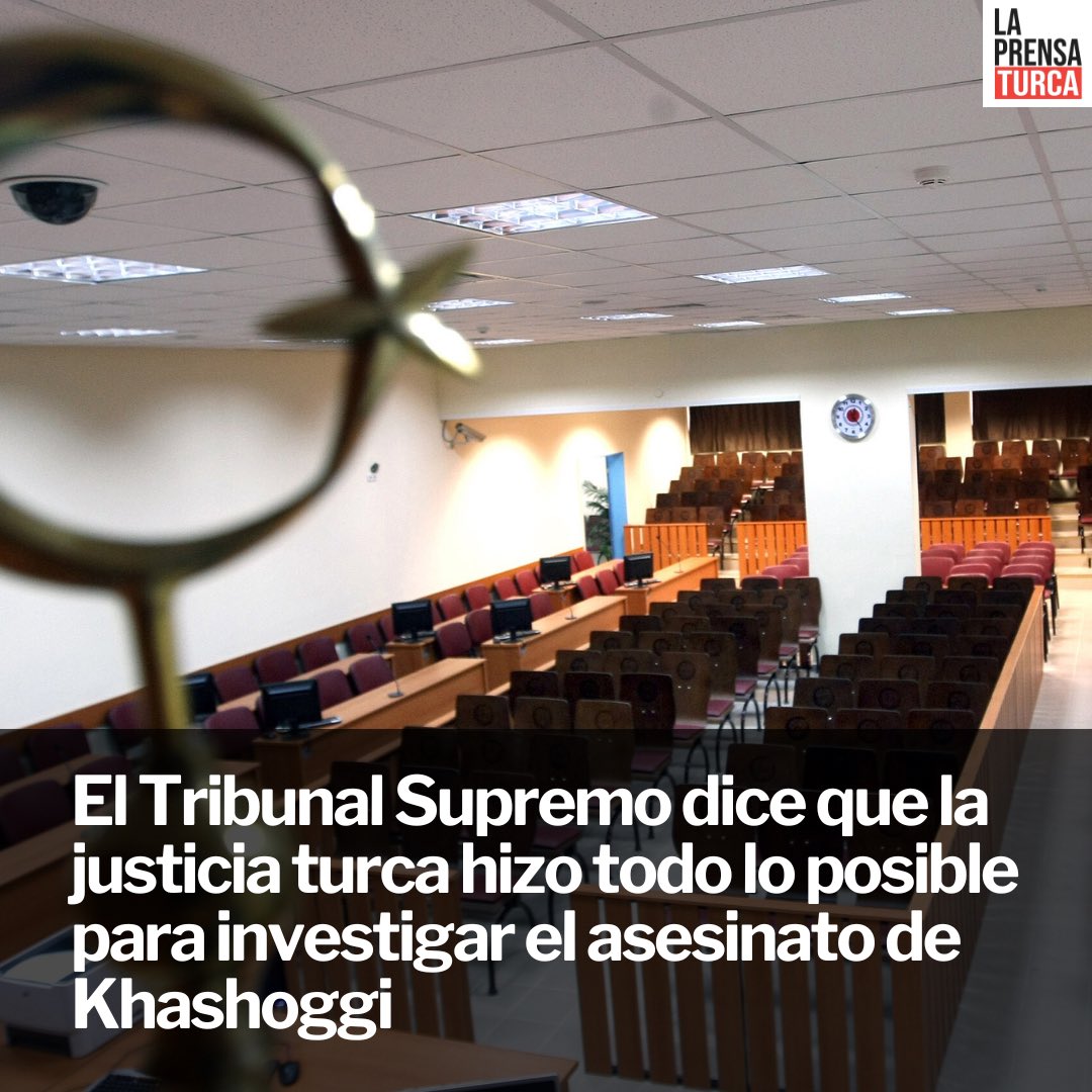 laprensaturca's tweet photo. El Tribunal Constitucional de Turquía, que ha dado a conocer su dictamen motivado por el que rechaza una demanda presentada por la prometida del periodista saudí asesinado Jamal Khashoggi, ha afirmado que Turquía hizo todo lo posible por investigar el asesinato. https://t.co/osezvd3b04