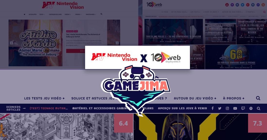 NintendoVision's tweet image. L'aventure Nintendo Vision s'arrête aujourd'hui. 
Pour autant, ce n'est pas terminé ! Notre équipe et celle de DisplayWeb se rejoignent et forment désormais @GamejimaFr ! Merci à tous pour votre soutien pendant ces 3 dernières années et à très vite sur gamejima.fr