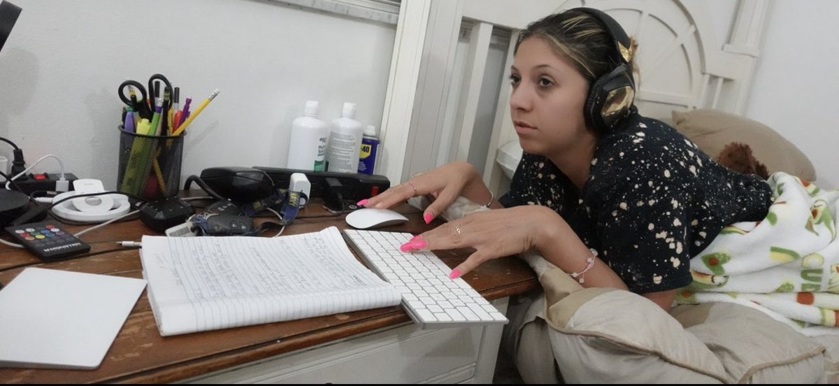 Writing &amp; mixing “Idle hands” flashback 😬 during pandemic 2021