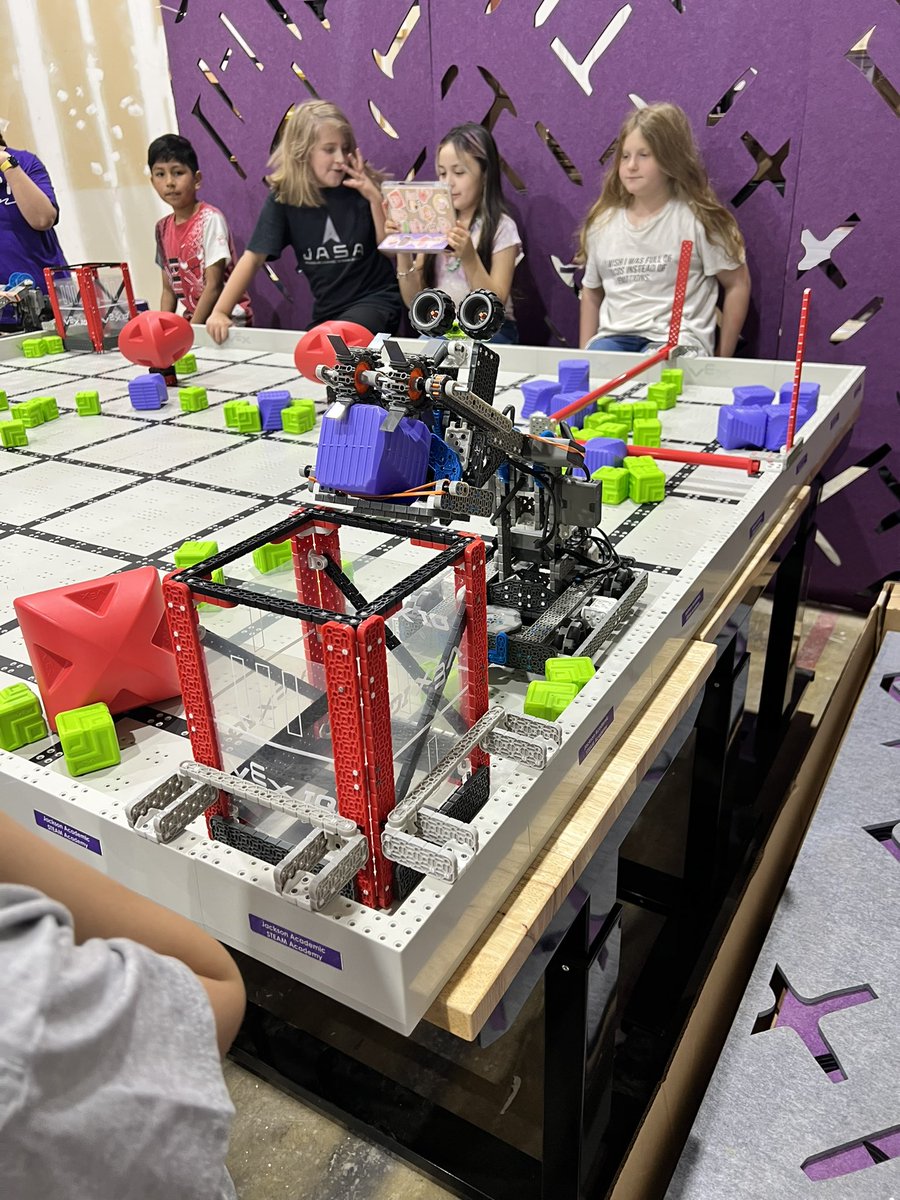 JASA_IC's tweet photo. Our #JASABots teams are reviewing the game, practicing interviewing skills, and getting more driving practice in before Saturday’s tournament. @JASArockets @JMCSSInnovation @HollyWh484 @mwhitson14 https://t.co/AlkPIM1UKV