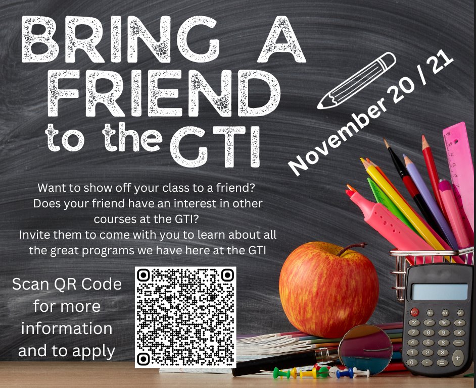 Hey all @TaylorsvilleHS students! It is time to get your friends to check out the @GTI_SLC !! See flyer and check out the opportunity. @Tville_teams