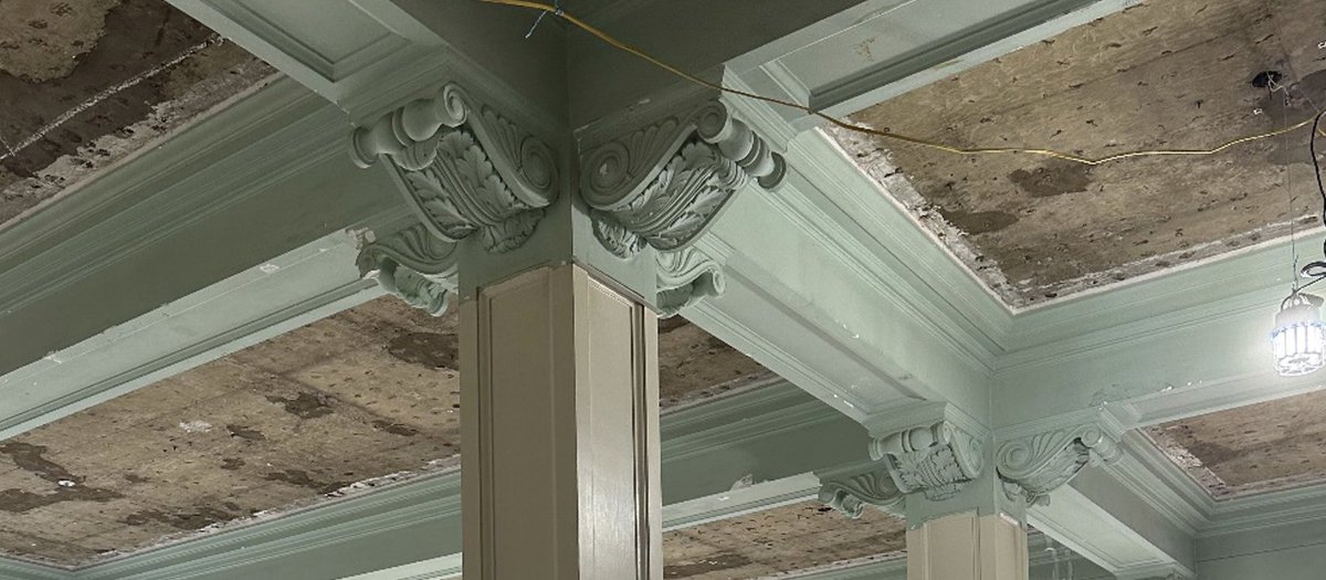 Here's a blast from the past for #JMUHomecoming! Learn about the hidden gems from 1939 uncovered by the Carrier renovation work:  lib.jmu.edu/carrier-renova…