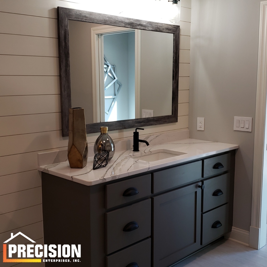 Elevate your bathroom's style with sleek sophistication. This modern black vanity is the epitome of contemporary elegance.

precisionenterprise.com

#bathroom #bathroomremodel #bathroomvanity #homeowners #propertymanagers #renovation