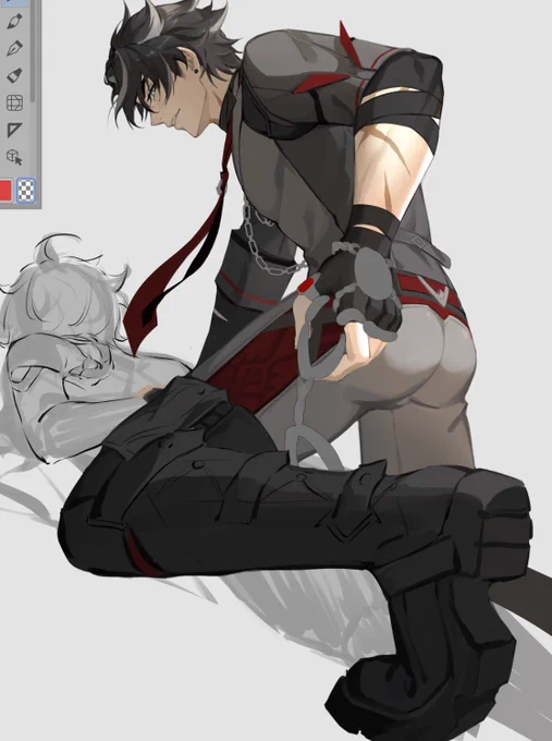 watch me start another wrio wip i'm so normal about him  