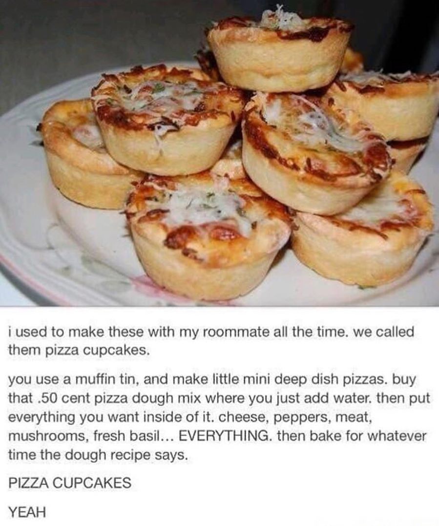 PIZZA CUPCAKES