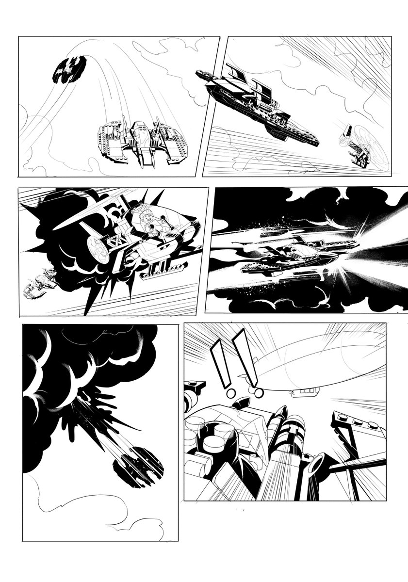 AlfredoTasso's tweet photo. Some of my pages from Lego Batman Magazine 29 (pencils and inks are mine), colored by Antonio Antro and the story is written by Martin Fisher!
#lego #legobatman #batman #joker #comicart #blueoceanentertainment #inkbubblestudios
#comicpage #batplane #batwing https://t.co/OZcVjhy8f5
