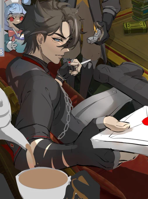 watch me start another wrio wip i'm so normal about him  