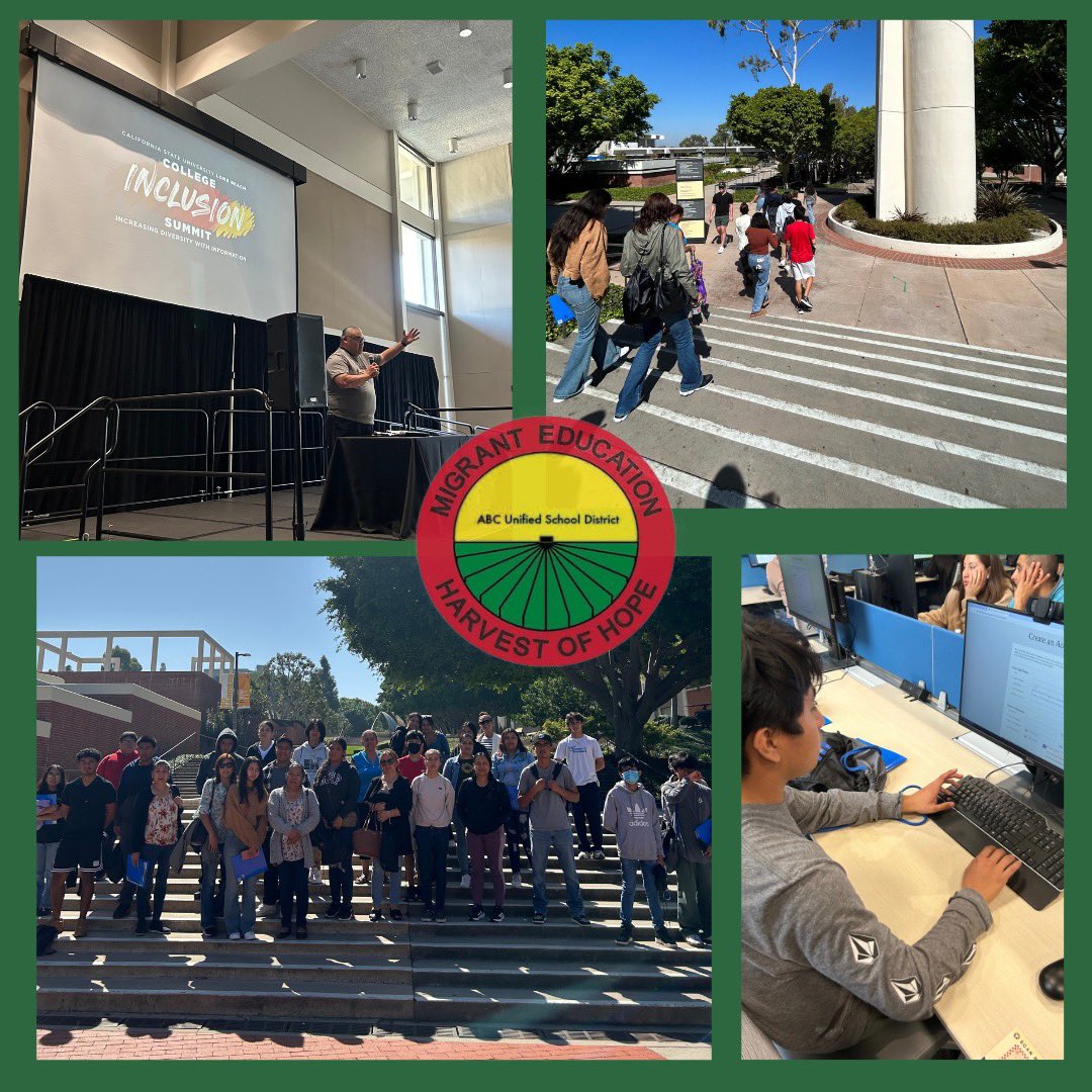mep_abcusd's tweet image. Gracias CSULB por organizar el &quot;College Inclusion Summit&quot; e invitar al Programa de Educación Migrante de ABC USD. Los estudiantes y padres aprendieron sobre la ayuda financiera, los recursos de CSULB e incluso comenzaron su solicitud de CSU.