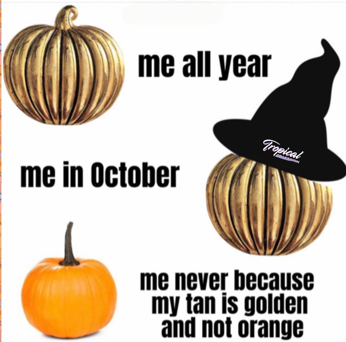 The only thing orange this fall should be your 🎃
#livegolden #nationalpumpkinday