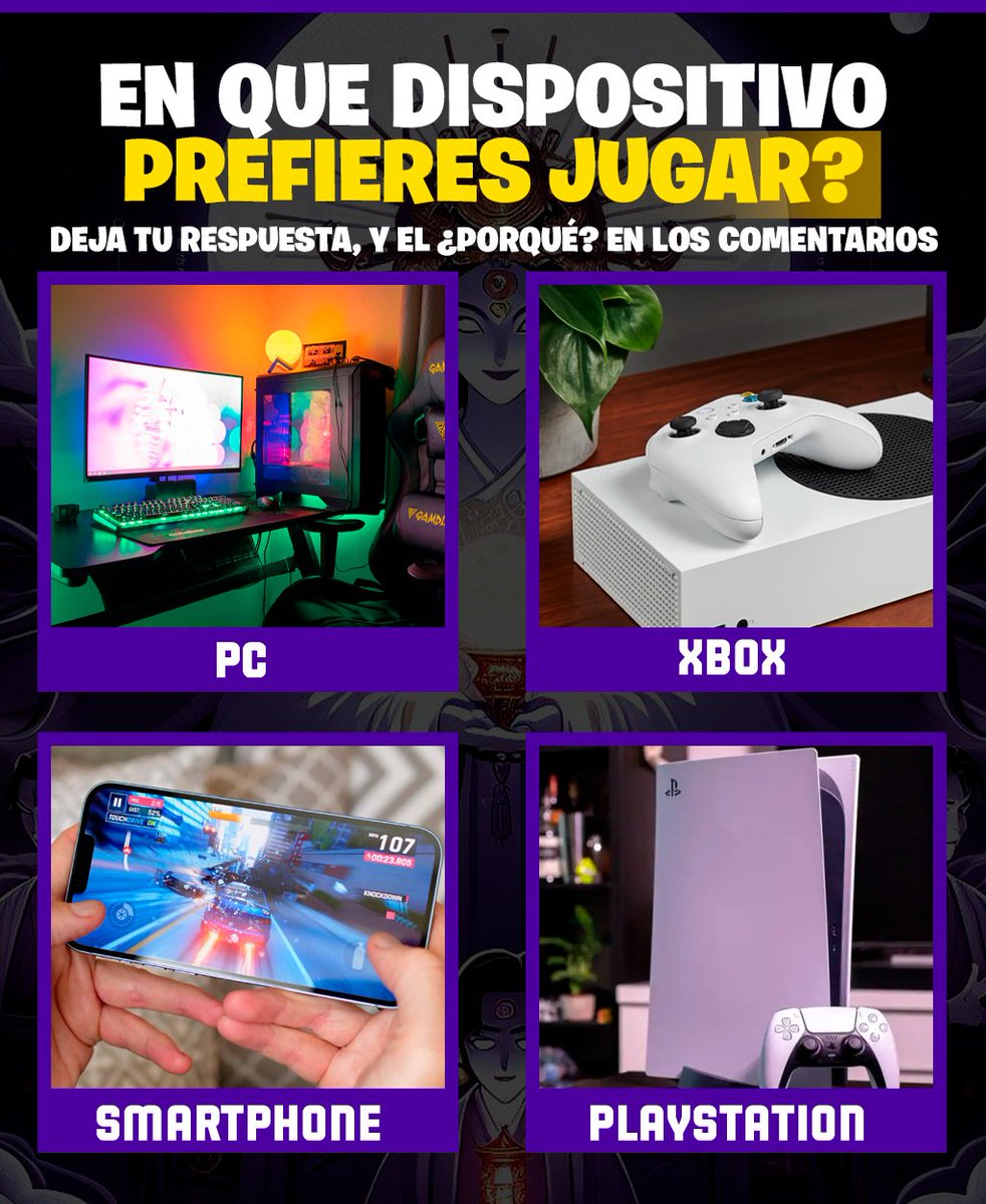 ¿En qué dispositivo prefieres jugar? 🎮

Déjanos tu respuesta y el por qué en los comentarios... 💬

#GoNYX #Esports #Colombia