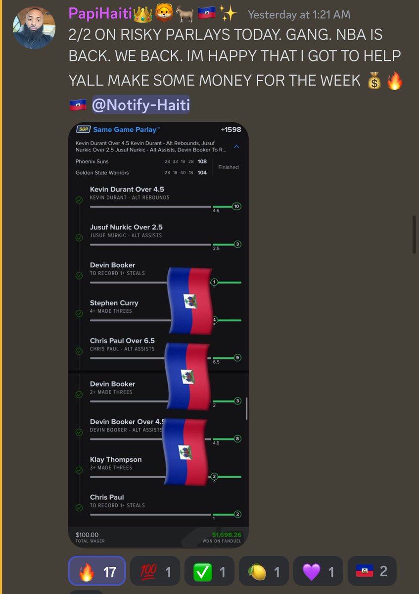 TheFundFlippers's tweet image. ⚡️ TTP SEASON 3 IS UNDERWAY ⚡️. Come join us for free ! Link in bio. @GoldieCapone_ @RealPapiHaiti 
#GambingTwitter