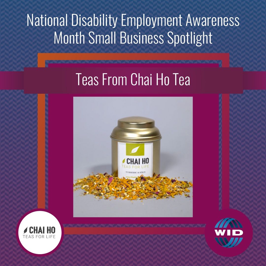 National Disability Employment Awareness Month Small Business Spotlight: Chai Ho Tea. Angad Sahgal is an Atlanta-based entrepreneur and the founder of Chai Ho tea. Chai Ho Tea’s vision is to provide a one-of-a-kind of tea experience. #NDEAM