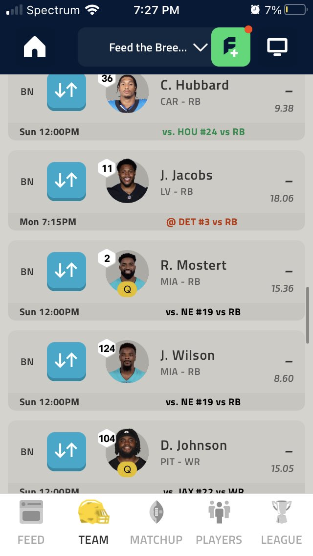Texan_84's tweet photo. @55lyfe This is my team today. The day my trade of CMC and Tank Dell for Justin Jefferson and Breece went through is the day Jefferson got hurt. On lost 3 straight after being undefeated. It’s cool though so long as Jefferson comes back as soon as possible https://t.co/hGBia80boH