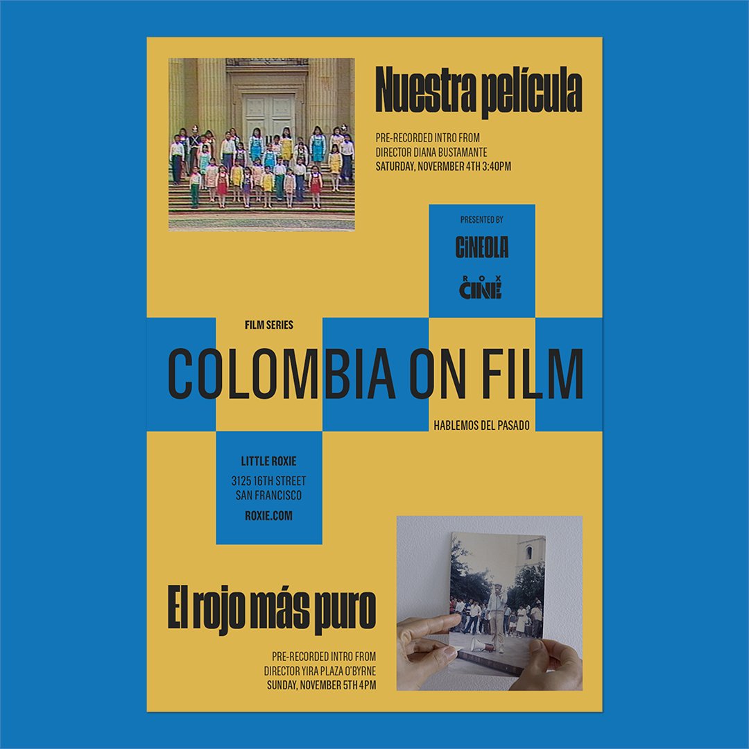"Colombia on Film: Hablemos del pasado," a documentary series from <a href="/CiNEOLA/">CiNEOLA</a>
+ #RoxCine, reconciles normalization of violence with an ongoing pursuit of peace.

🗓️ November 4th &amp; 5th
📍 Roxie Theater, San Francisco

🎟 Check it out → roxie.com/series/colombi…