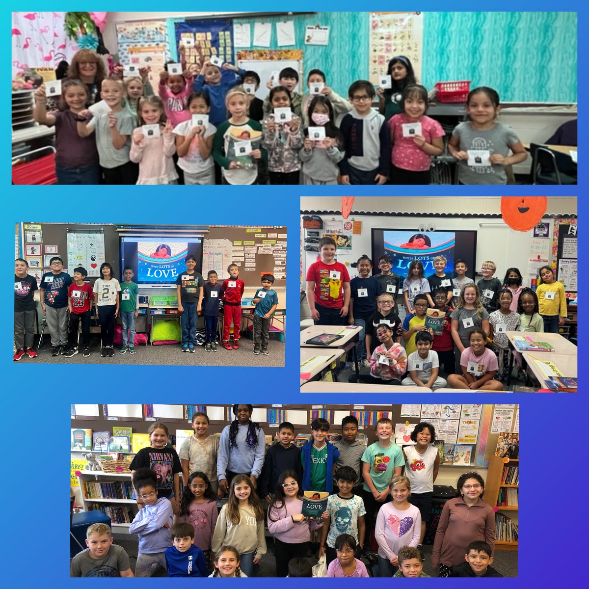 Western Trails participated in Jumpstart's Read for the Record today by reading 𝑊𝑖𝑡ℎ 𝐿𝑂𝑇𝑆 𝑜𝑓 𝐿𝑂𝑉𝐸 by <a href="/jetchez/">Jenny Torres Sanchez</a>. Sharing the love of reading all around the world!  #ReadfortheRecord2023 <a href="/CCSD93/">CCSD93</a>