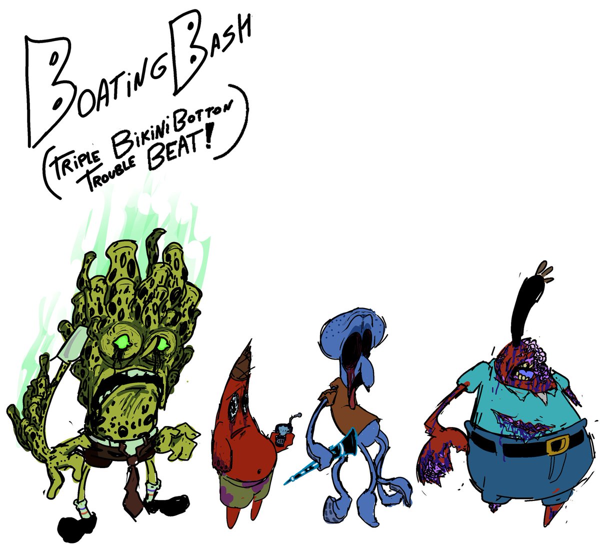 Spongebob Versus Sonic Exe