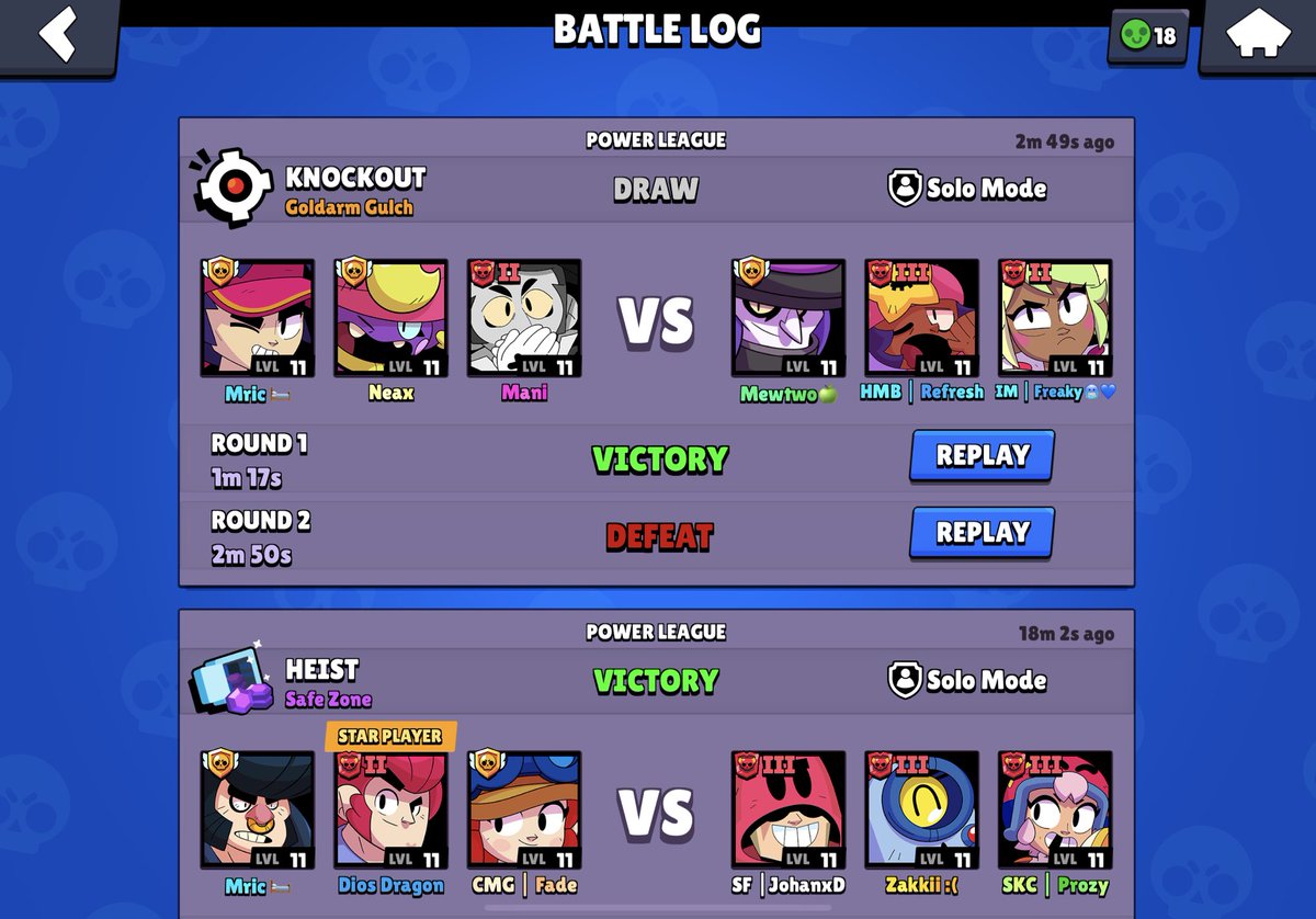 Mric_bs's tweet image. Hi @FTMKeienburg @BrawlStars this guys spam Otis and sandy glitch in pl since more than 1h master lobby so we can’t have room if you can ban him it will be good for everyone thx 😊