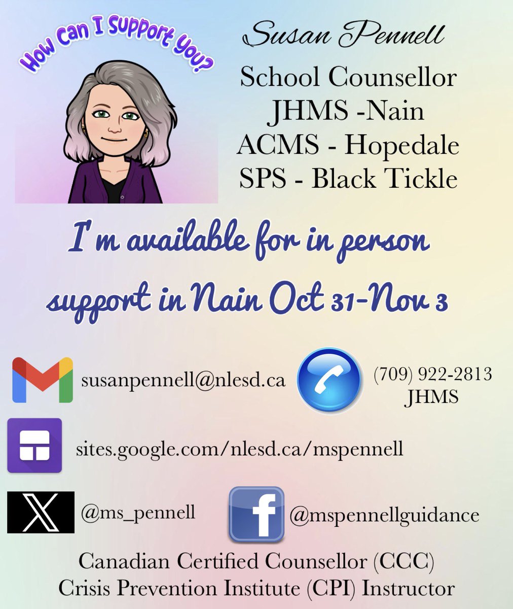 For the @jens_haven School community: please see below for a number of ways to access counseling at school, as well as resources you may need during this difficult time. I will be available at school throughout next week. Please reach out if you are in need of support. @NLESDCA