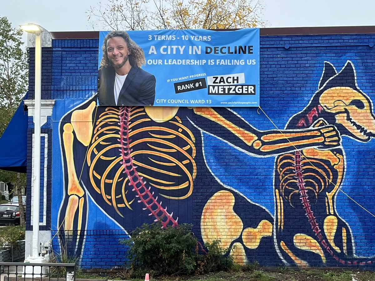 JackMinnesota's tweet photo. A new edition to the candidate billboards outside their ward with a Ward 13 candidate in the Ward 8 side of the tri-section of Ward 8, 10, and 13. @WedgeLIVE @taylr https://t.co/zzIobO0Q0D
