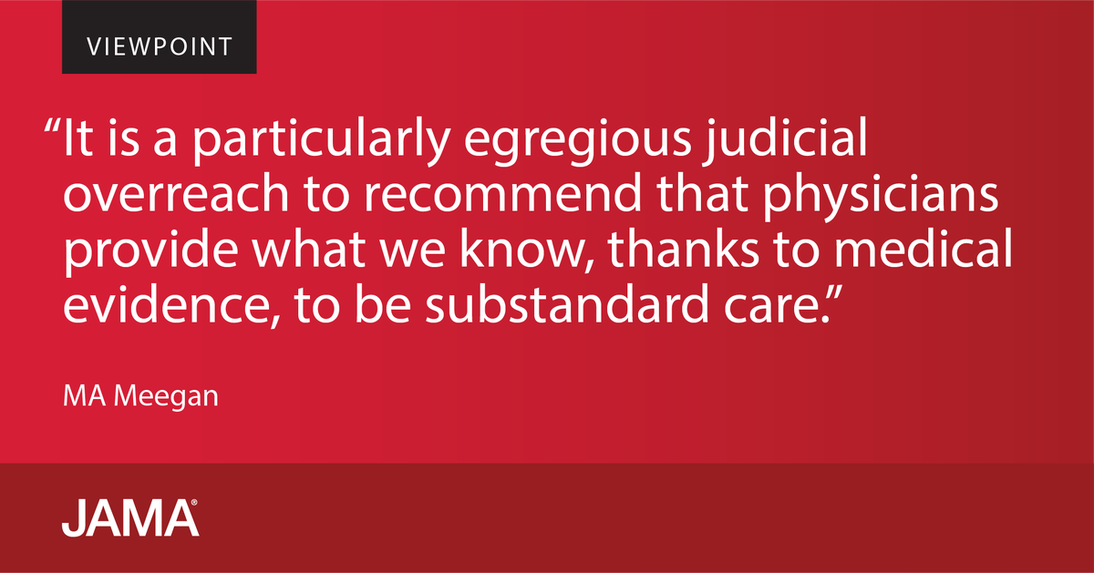 Viewpoint: the Fifth Circuit Court of Appeals ruling on access to mifepristone ja.ma/40aSohO