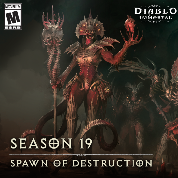 Spawn Gruesome Destruction with the Season 19 Battle Pass — Diablo Immortal  — Blizzard News