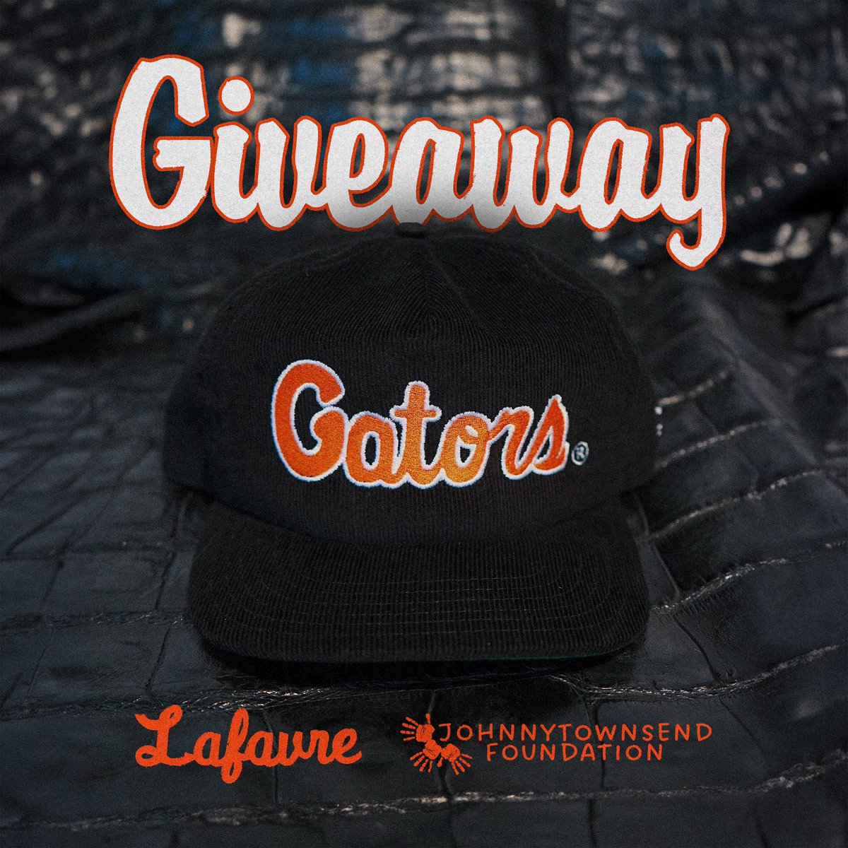 The Johnny Townsend Foundation teamed up with @Lafavreus to drop an EXCLUSIVE Gator hat, for a great cause. Going live tomorrow at 9:04am on @Lafavreus website. ONLY 75 will be dropped, 100% of proceeds benefit pediatric cancer initiatives 🙌🏼