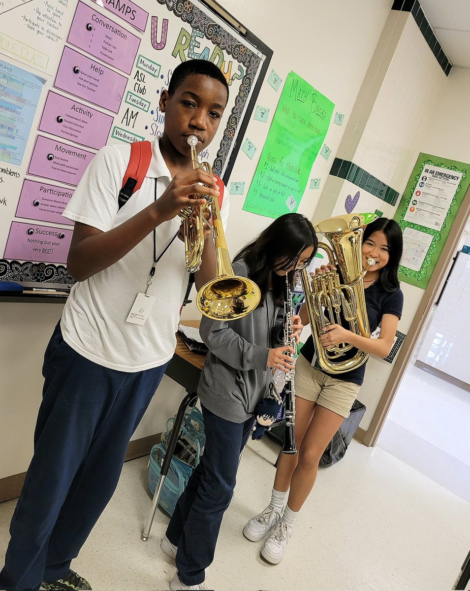 Band Bingo is the best! I feel privileged my <a href="/WebbMSBand/">Webb Bear Band</a> students (former and current) think of me to play for.  💜 <a href="/NikkettaWilson/">Dr. Nikketta Wilson</a>  <a href="/gisdnews/">Garland ISD</a>
