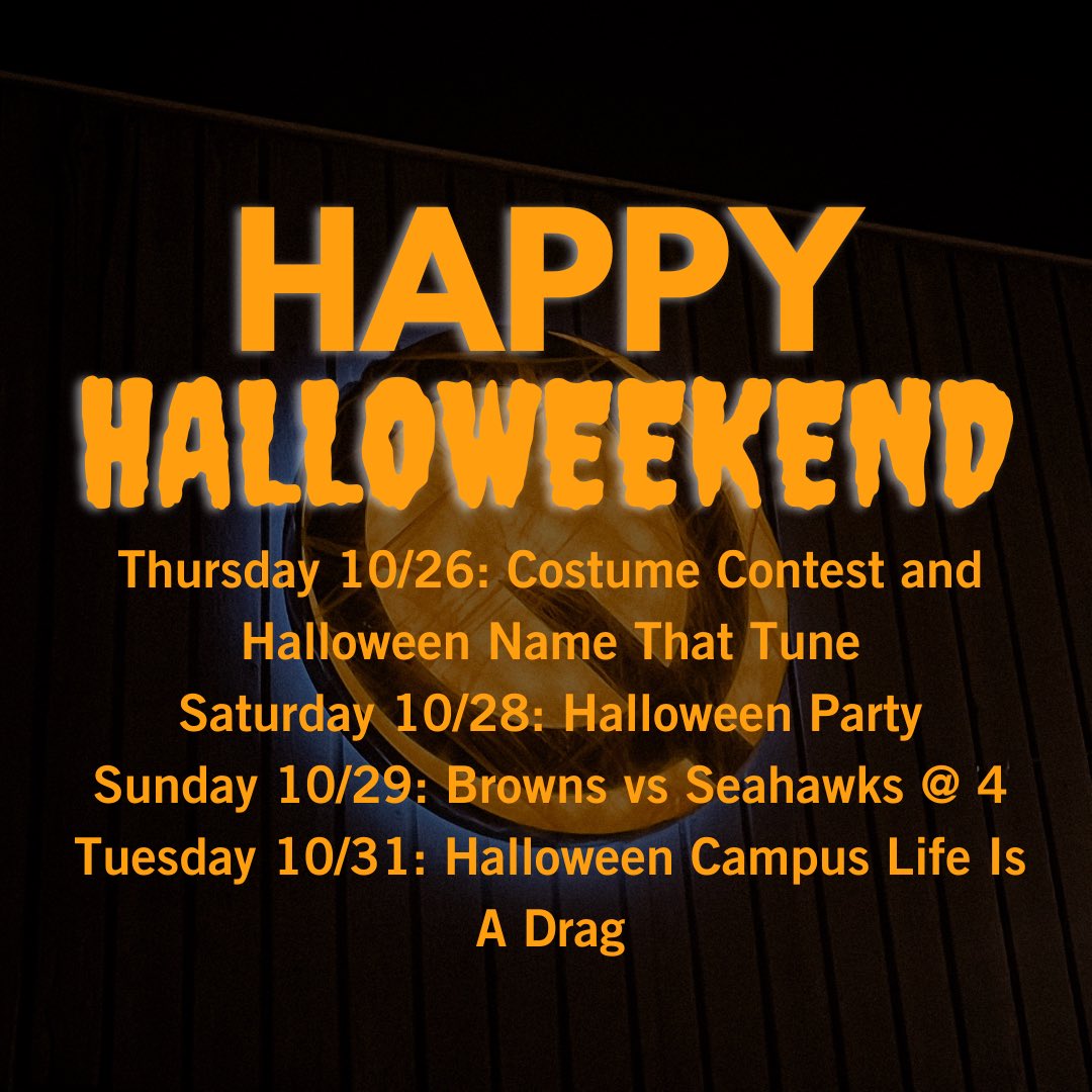 This weekend!👻🎃