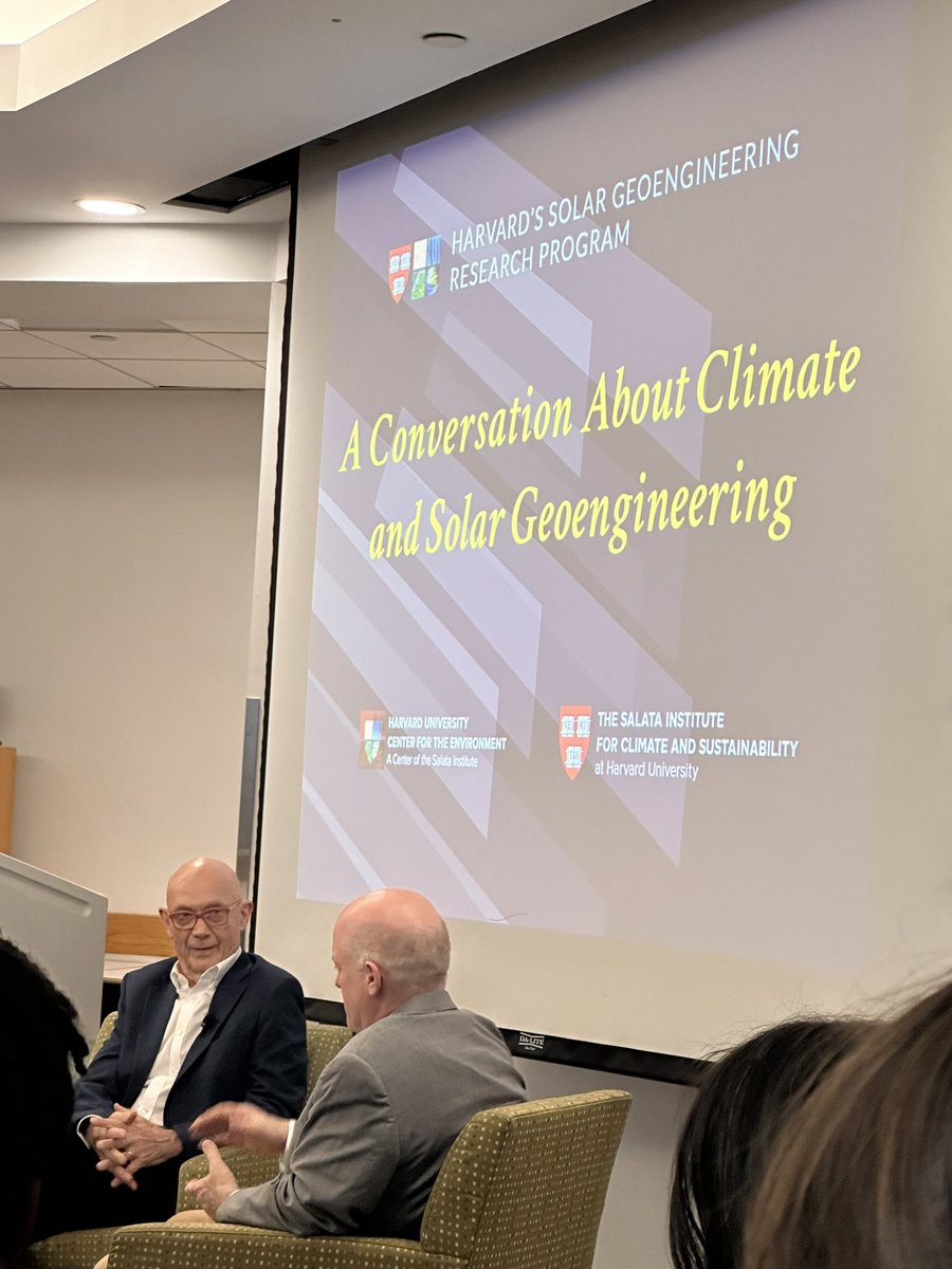 Pascal Lamy, former WTO head, discusses with Daniel Schrag the recent report Reducing the Risks of Climate Overshoot from the Climate Overshoot Commission. @PascalLAMYPPF @overshoot_comm @HarvardSalata @harvard #susarb