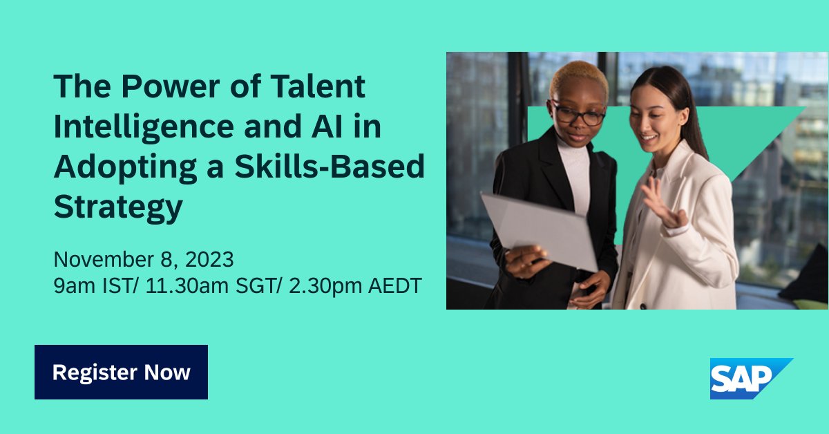 BottomleyBec's tweet photo. Join our experts to hear about key trends and best practices for closing skills gaps, and tips on how to begin your organisation’s transformation to a skills-based talent evaluation.

Register now https://t.co/m1PSfo59kq
#TalentManagement #AI https://t.co/wkeAczXy9j