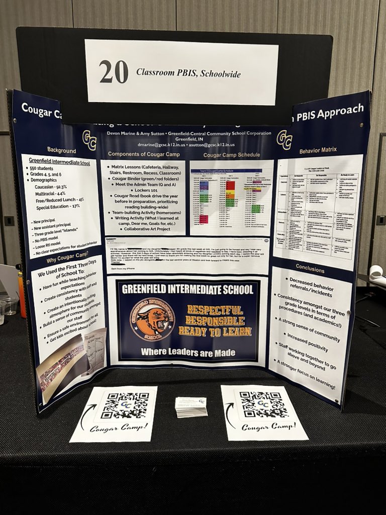 JBS_Principal's tweet photo. With @Devon_Marine representing GC at the #nationalpbisleadershipforum in Chicago, representing Greenfield Central and @GIS_Principal Cougar Camp! https://t.co/ADFAYY7UDb