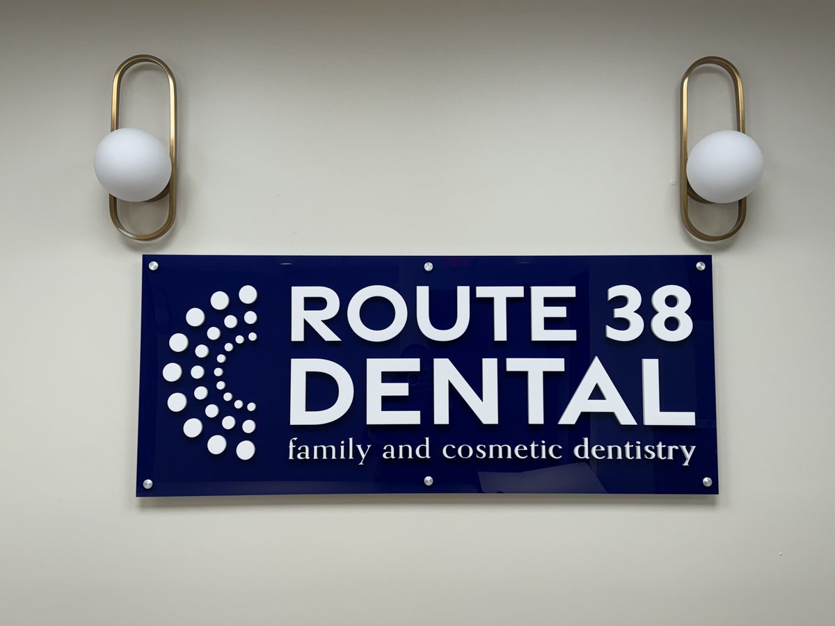 Image360Marlton's tweet image. Dimensional letters are classic and we will never tire of them! This brand new install of acrylic dimensional letters looks right at home at Route 38 Dental's new office in Hainesport.
#customsign #smallbusiness #acrylicsign #dimensionalletters