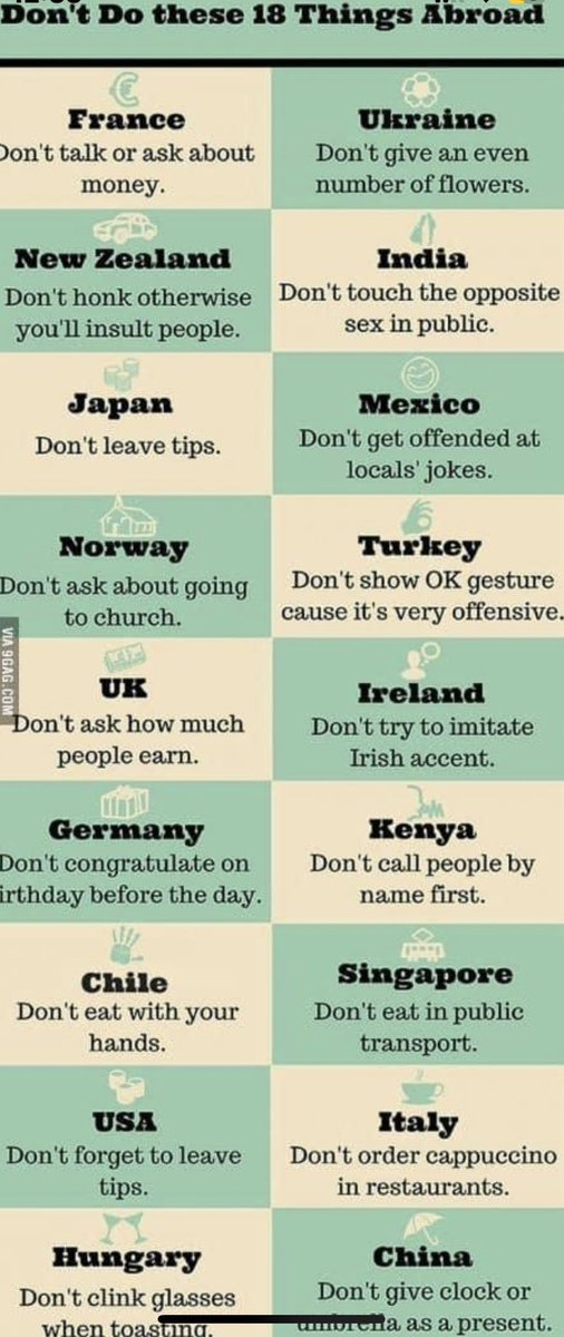Don’t do these 18 things abroad #travel