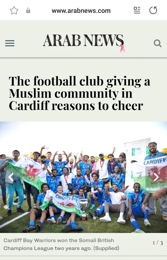 The football club giving a Muslim community in Cardiff reasons to cheer