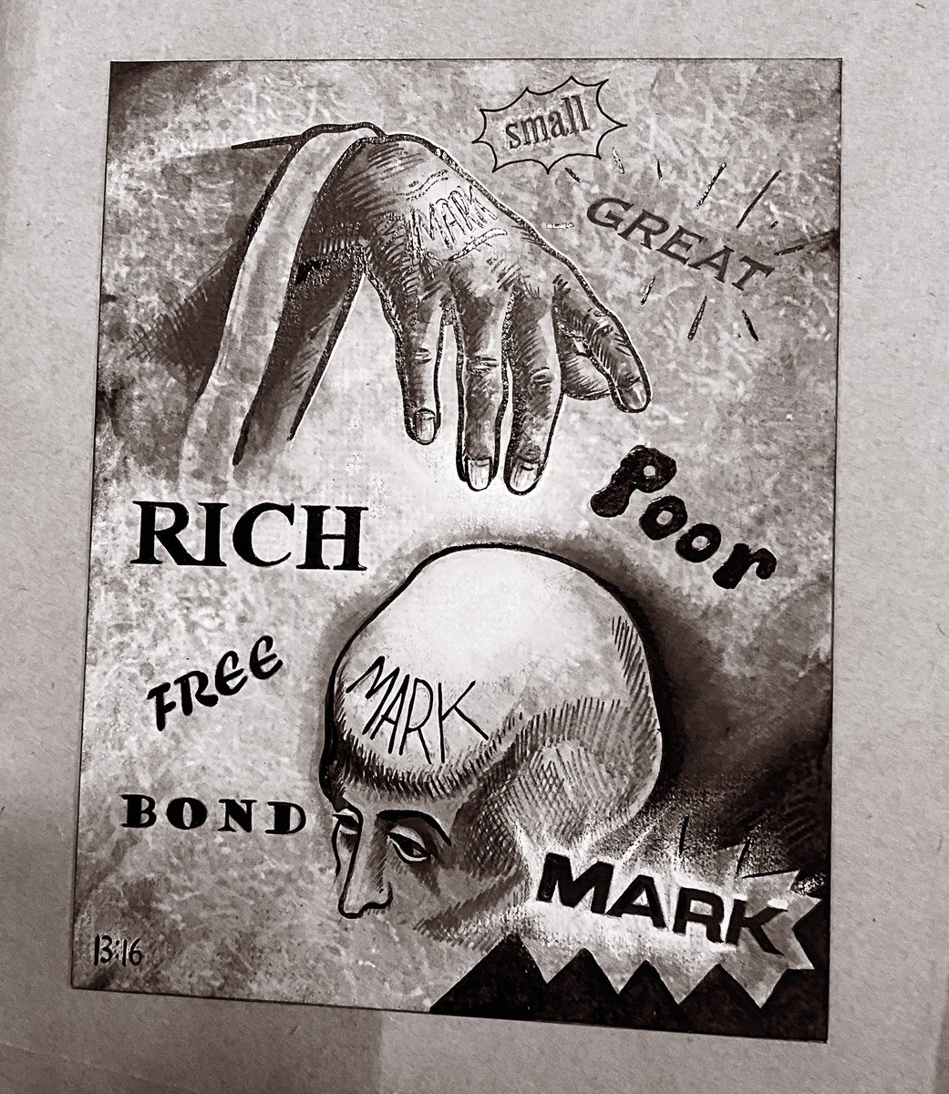 peterolsenart's tweet image. the MARK
“And that no man might buy or sell, save he that had the mark, or the name of the beast, or the number of his name.”
Revelation chapter13
#buying #buyingandselling #themark #revelation13 #yourrighthand #peterolsenart #peterolsenartgallery #largecollectionofapocalypticart