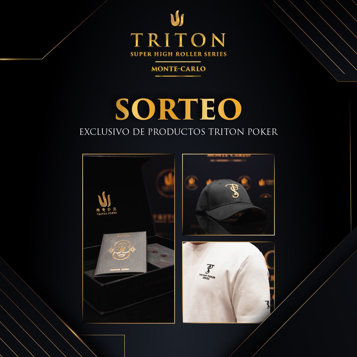 🔱SORTEO🔱
Gana 1 kit de productos coleccionables de las Triton Poker Series, que incluye:
🔥 1 Set de naipes
🔥 1 Gorra
🔥 1 Camiseta

Para participar síguenos en:
Twitch
Youtube
Instagram
X (ex Twitter)
+♥️ &amp; 🔁

Ingresa al link 🔗 en nuestra bio para completar todos los pasos.