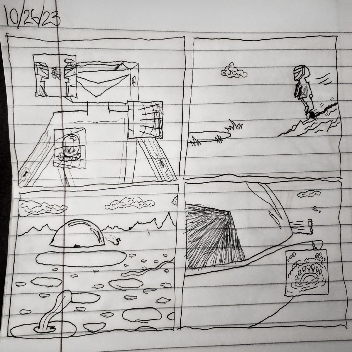 MechanicalComic's tweet photo. #inktober #inktober2023 #inktoberdangerous #dangerous #art #sketch #artist #InkToberDay25 https://t.co/HNGBoTJwoT